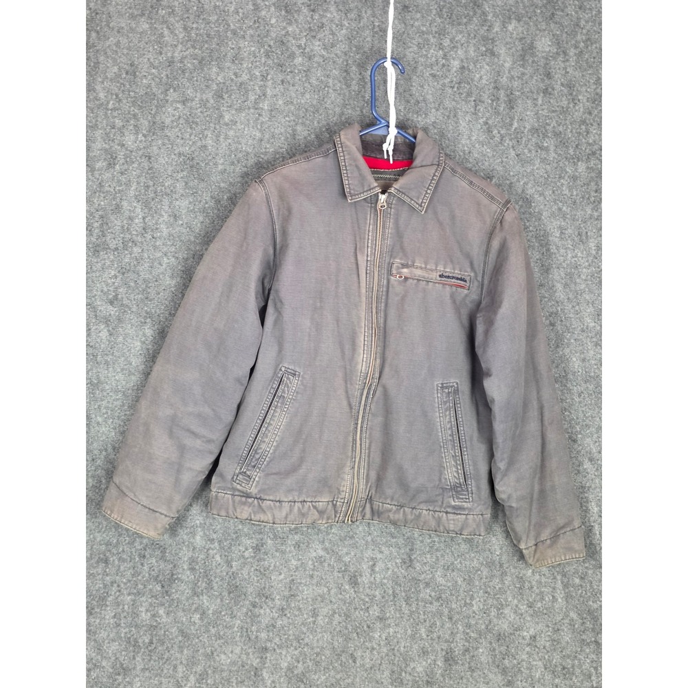 Abercrombie Reliable Outdoor‎ Goods Jacket XL Gray Cotton Full Zip Menswear